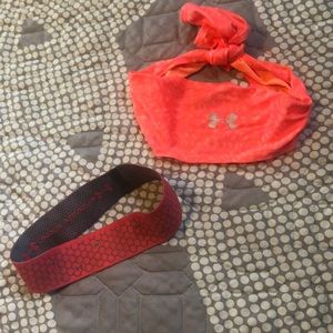 2 UA reversible headbands